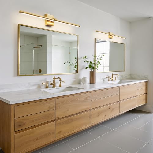 Modern Bathroom Light Fixtures Over Mirror