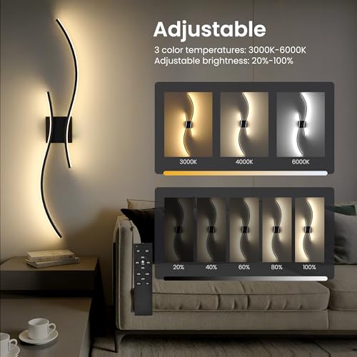 10000mAh Battery Operated Wall Sconces Set of 2 (2 Count)