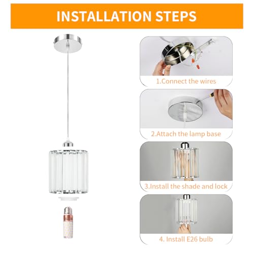 Crystal Pendant Lights (2 Count)