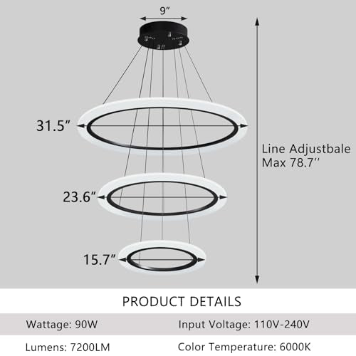 Modern LED Chandelier