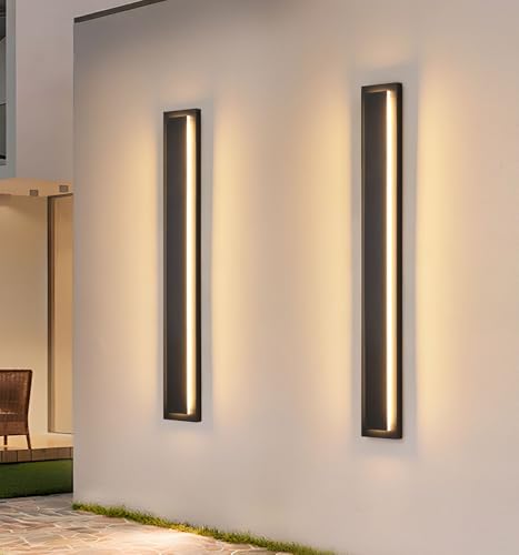 39.3'' 2 Pack Modern Outdoor Light Fixture (2 Count)