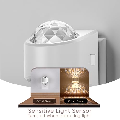Night Light [4 Pack] Night Lights Plug into Wall LED Projector (4 Count)