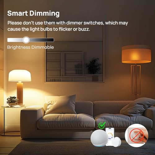 Matter Smart Light Bulb (3 Count)