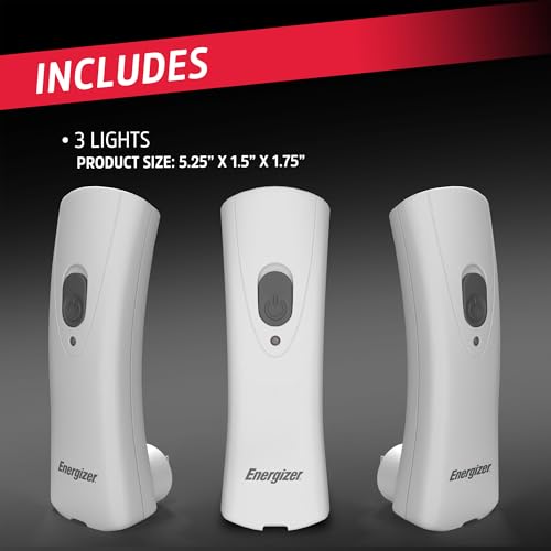 Auto On LED Flashlights Rechargeable (3 Count)