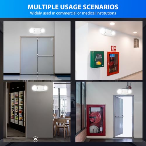 2 Pack Commercial LED Emergency Light