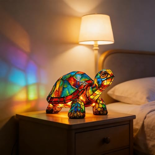 Stained Glass Animal Lamp