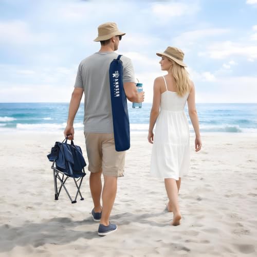 Chair Umbrella with Universal Clamp Adjustable 47 inches and 360° Swivel & UPF 50+ Protection Portable Sun Umbrella