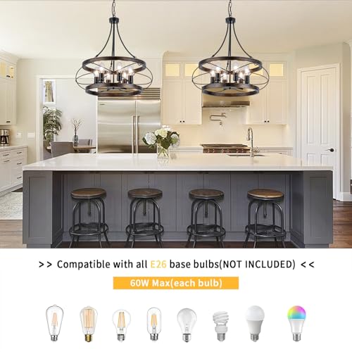 6 Light Farmhouse Chandelier