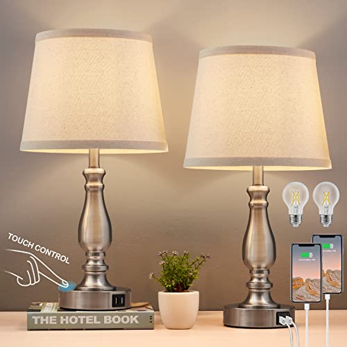 Lamps for Bedrooms Set of 2 (2 Count)