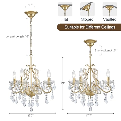 Mini Crystal Chandelier