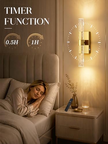 10000mAh Battery Operated Wall Sconces Set of 2 (2 Count)