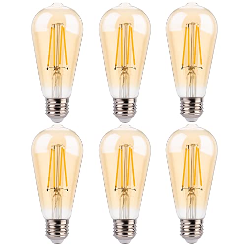 ST19 LED Edison Bulbs 40W Equivalent (6 Count)