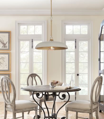 18'' Pendant Light Taupe Gold Dome E26 Dining Bedroom