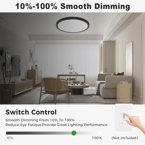 2Pack LED Flush Mount Ceiling Light (2 Count)