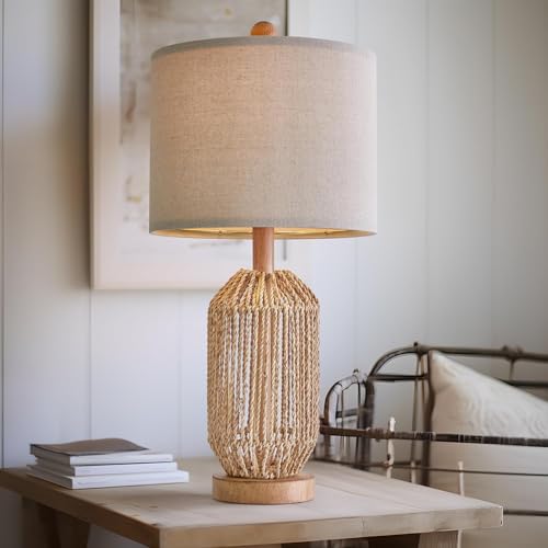 21" Boho Table Lamps Set of 2 for Living Room (2 Count)