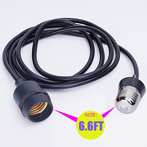 E26 E27 Light Socket Extender Cord