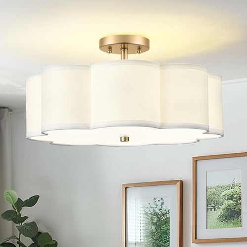Gold Semi Flush Mount Ceiling Lights