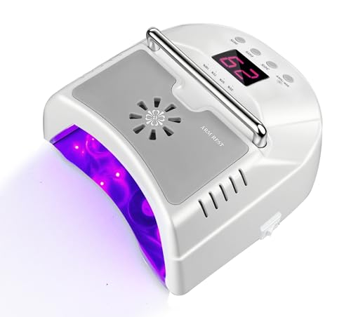 72W Cordless LED UV Nail Lamp with Fan (48 Ounce)