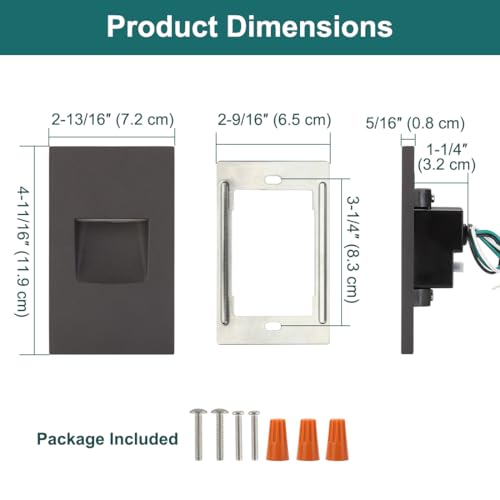 120V Vertical LED Step Lights (12 Count)