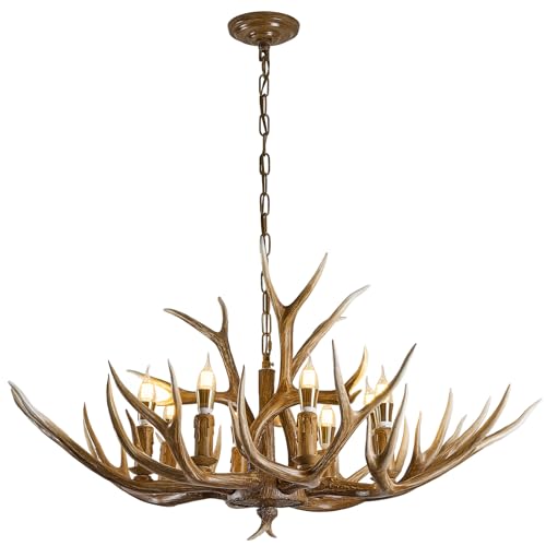 Antlers Chandelier 8 Light