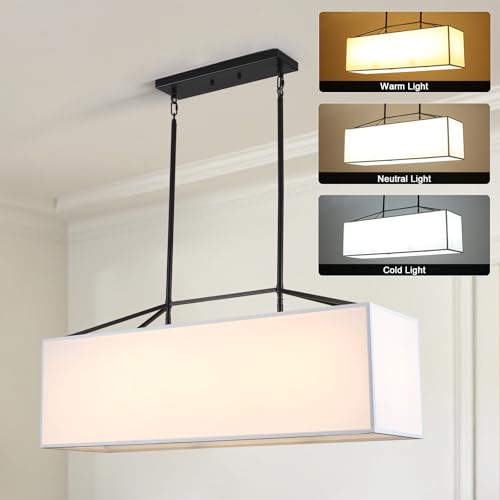Dining Room Light Fixture Black Chandelier for Entryway 7