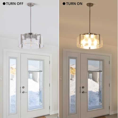 Nickel Chandeliers for Dining Room