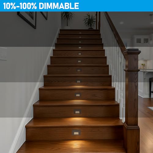 6 Pack 5CCT 120V LED Step Lights (6 Count)