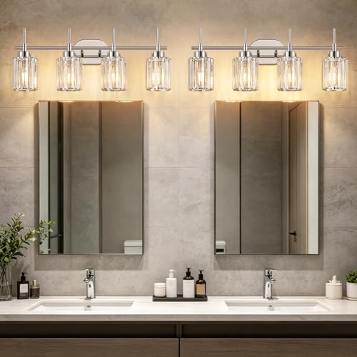 Modern K9 Crystal Bathroom Vanity Light Fixtures