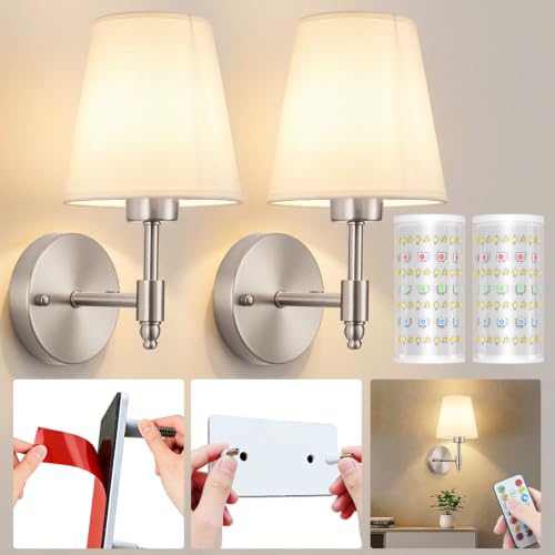 Battery Operated Wall Sconce
