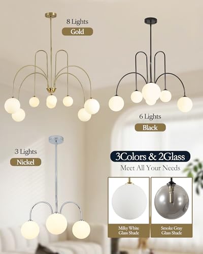 Nickel Sputnik Chandelier