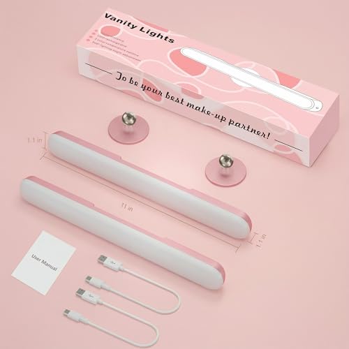 2 Pack Wireless Vanity Lights for Mirror (2 Count)