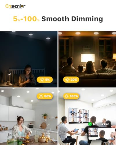 12 Pack 4 Inch LED Recessed Ceiling Light (12 Count)