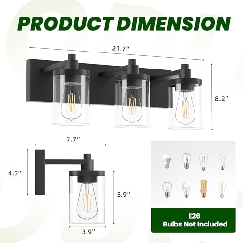 Bathroom Vanity Light (3 Count)