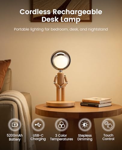 Rechargeable Cordless Desk Lamp