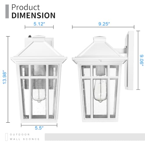 Dusk to Dawn Outdoor Wall Lights for Porch