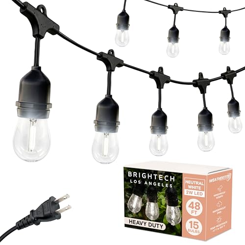 Ambience Pro Waterproof LED Outdoor String Lights (48 Foot)