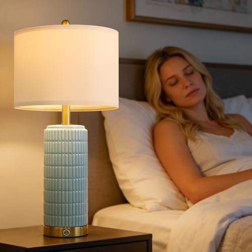 25'' Bedside Table Lamps Set of 2 for Living Room (2 Count)