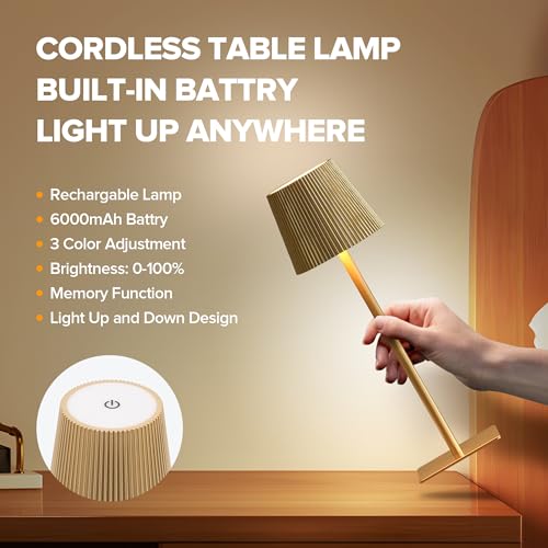 4 Pack Cordless Table Lamp (4 Count)
