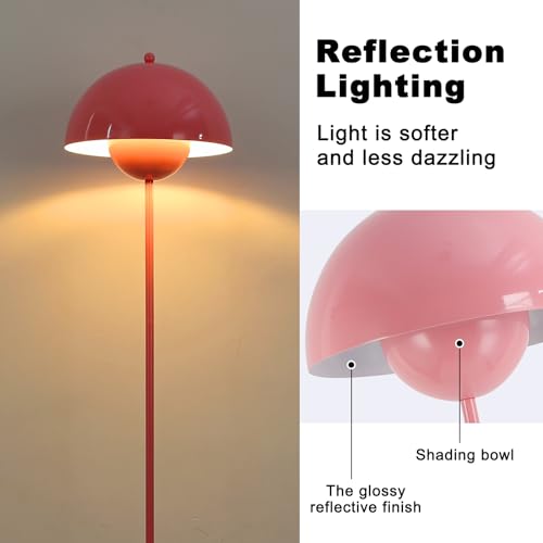 Mid Century Modern Metal Bud Floor Lamp for Home and Office