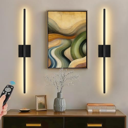 Battery Operated Wall Sconces Set of Two