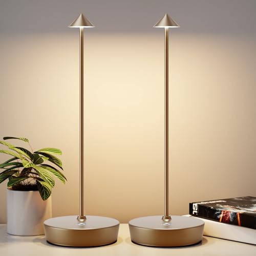 2Pack Rechargeable Cordless Table Lamp (2 Count)