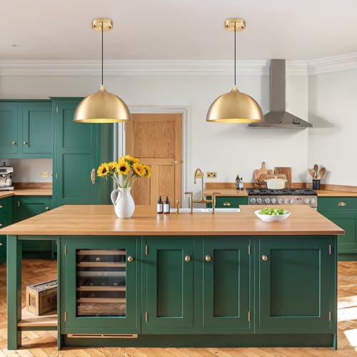 Gold Pendant Light 11.8" (3 Count)