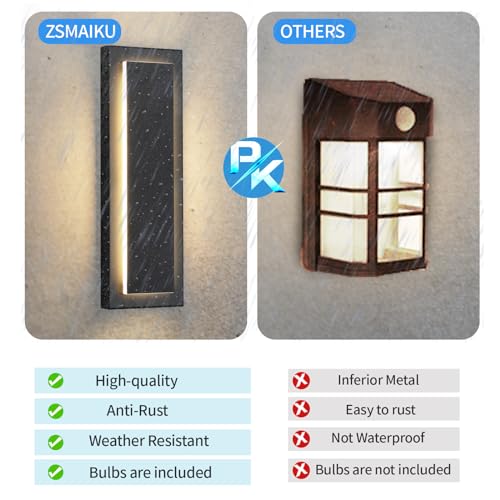 Outdoor Wall Light Modern Wall Lighting 15.7 in