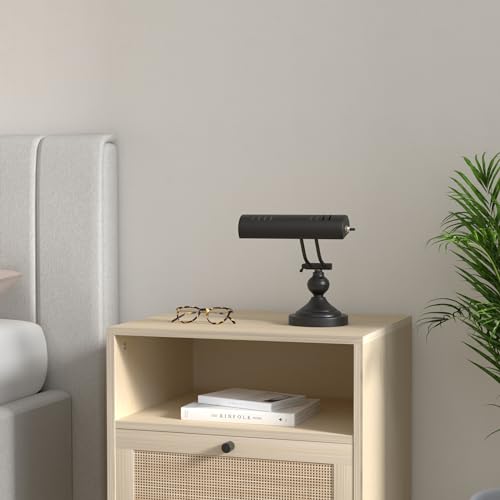 Classic Antique Retro Adjustable Leaning Piano Lamp Banker Desk Light with LED Bulb Included