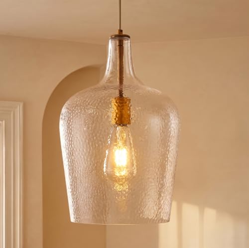 9.3" Blown Glass Pendant Lighting for Kitchen Island
