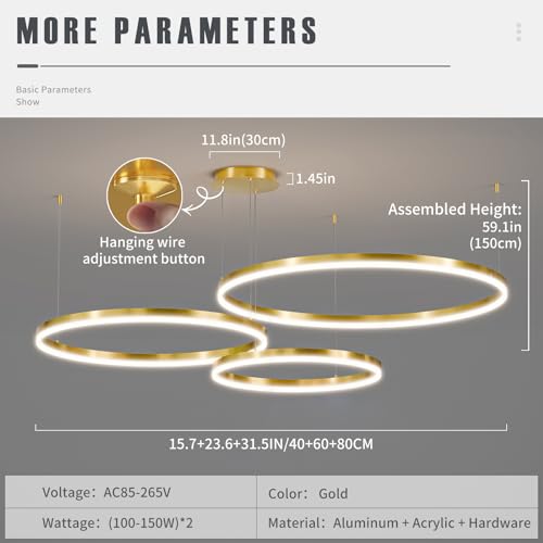Modern Design Dimmable Desk Linear Pendant Light