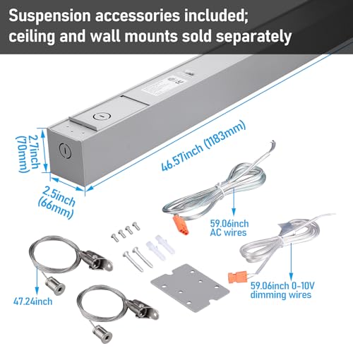 2 Pack 4FT Linkable LED Linear Light (2 Count)