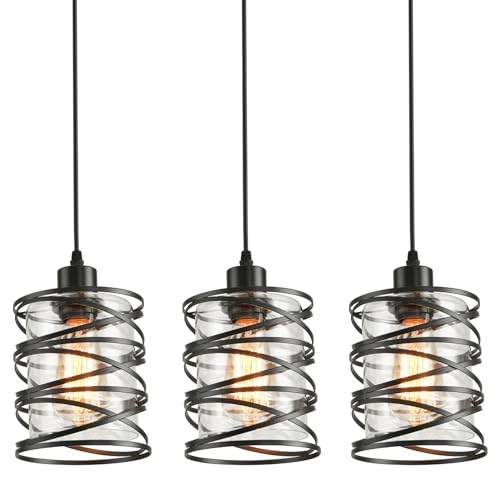 3 Pack Pendant Light Kitchen Island Pendant Lighting (3 Count)
