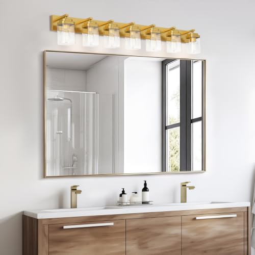 Brushed Gold Bathroom Light Fixtures