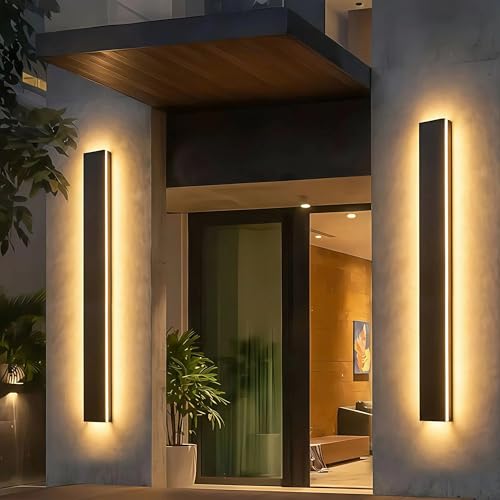 1pack 39in Modern Outdoor Wall Light